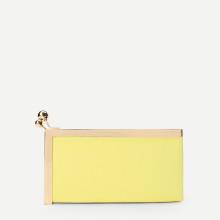 Shein Metal Trim Pu Clutch Bag