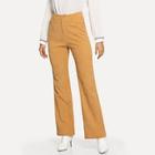 Shein Solid Flared Corduroy Pants