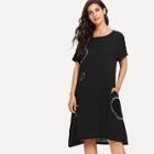 Shein Circle Embroidered Dress