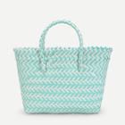 Shein Two Tone Striped Design Tote Bag