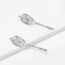 Shein Metal Leaf Hair Clip 1pair