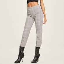 Shein Plaid Woven Pants