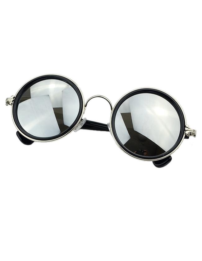 Shein Round Acetate Resin Sunglasses