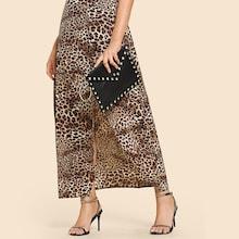 Shein Studded Detail Metal Ring Clutch Bag