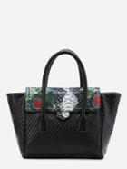 Shein Pu Crocodile Tote Bag