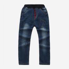 Shein Boys Patched Embroidered Jeans
