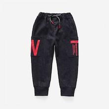 Shein Toddler Boys Drawstring Waist Letter Print Pants