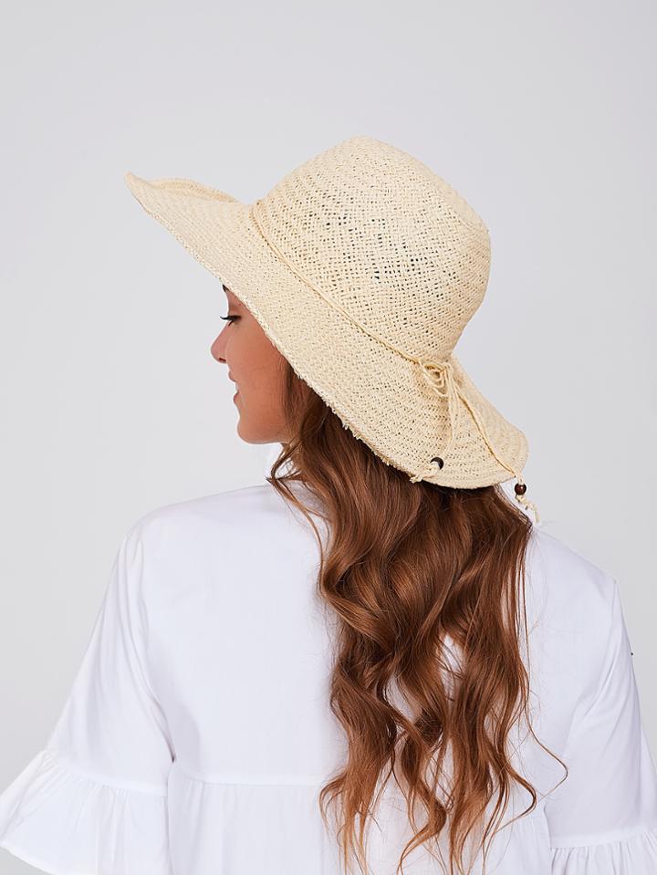 Shein Bow Tie Band Straw Sun Hat