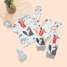 Shein Baby Cartoon Print Top & Pants