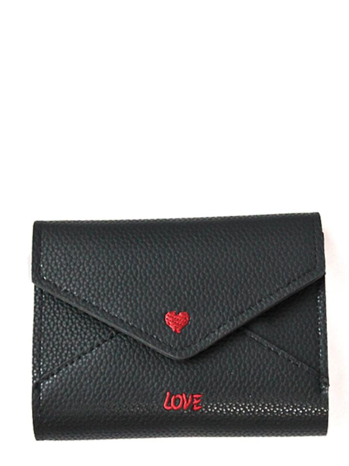 Shein Flap Purse With Love Print