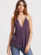 Shein Chain Neck Scoop Back Swing Cami Top