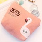 Shein Flamingo Print Coin Storage Bag