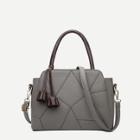 Shein Geometric Detail Shoulder Bag With Double Handle