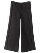 Shein Black Fake Pocket Wide Leg Pants