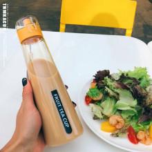 Shein Clear Water Bottle With Wristlet 400ml
