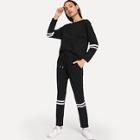 Shein Striped Tunic Top & Pants Co-ord