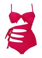 Rosewe Comnfy Red Strap Design Monokini Swimwear For Summer