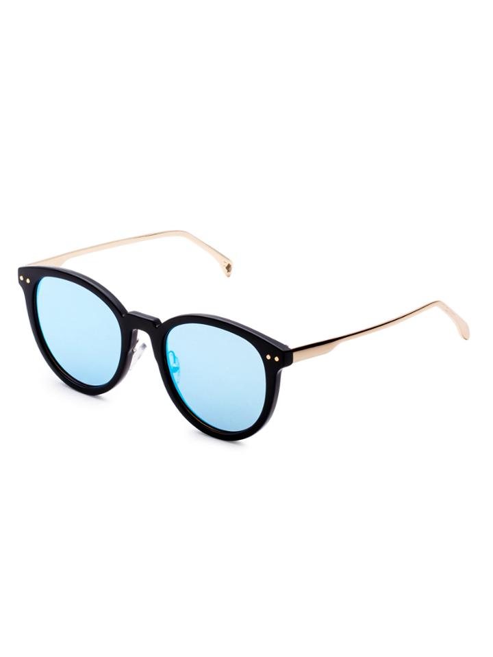 Shein Blue Lens Metal Arms Sunglasses