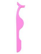 Shein Pink False Eyelash Stainless Auxiliary Clip Tweezers Nipper