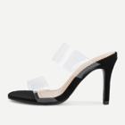 Shein Clear Design Stiletto Heels