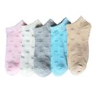 Shein Bow Pattern Ankle Socks 5pairs