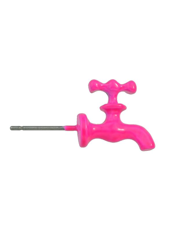 Shein Hotpink Cute Water-tap Shape Candy Color Stud Earrings