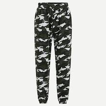 Shein Men Elastic Hem Camo Tapered Pants