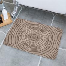 Shein Tree Ring Print Floor Mat