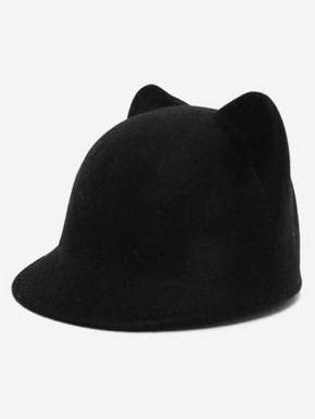 Shein Black Cat Ears Hat
