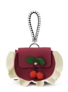 Shein Cherry Detail Flap Clutches Bag