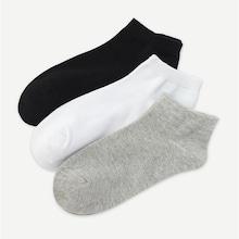 Shein Men Plain Ankle Socks 3pairs