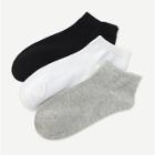 Shein Men Plain Ankle Socks 3pairs
