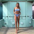 Shein Snake Skin Cut-out Swimsuit