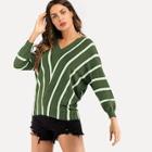 Shein V Neck Geo Pattern Jumper