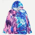 Shein Men Pocket Front Splash Print Hoodie