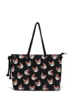 Shein Cat Print Tote Bag