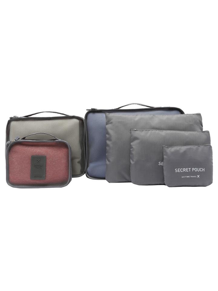 Shein Grey Wash Bag 6pcs