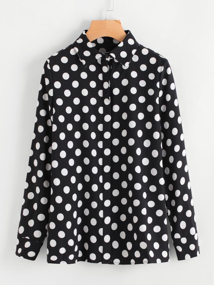 Shein Polka Dot Blouse