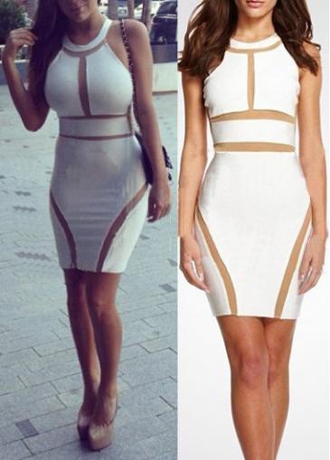 Rosewe Off The Shoulder White Mini Dress