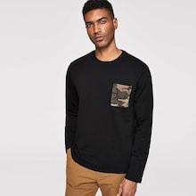 Shein Men Camo Pocket Front Pullover