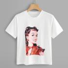 Shein Portrait Print T-shirt