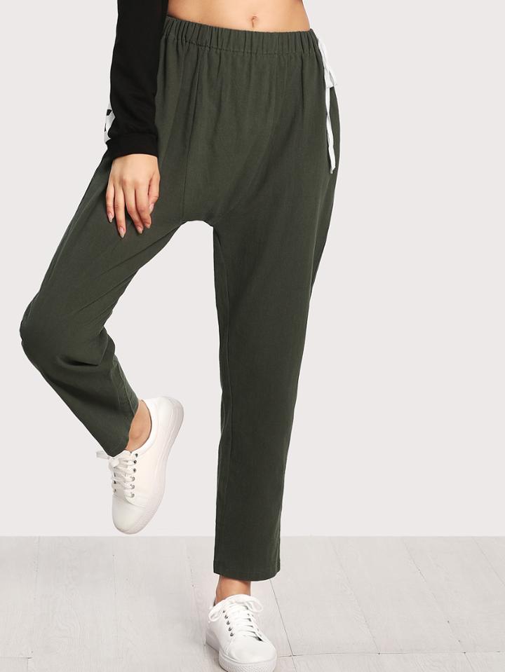 Shein Tie Side Harem Pants