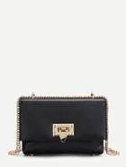 Shein Flap Chain Pu Crossbody Bag