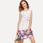 Shein Mixed Print Shell Dress