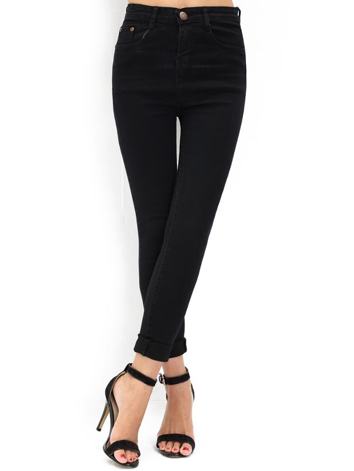Shein Black Skinny Denim Pant