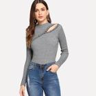Shein Tape Panel Cut Out Jumper