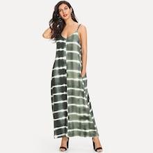 Shein Tie Dye Strap Longline Dress