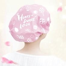 Shein Slogan Print Dry Shower Cap