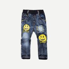Shein Boys Smile Star Graphic Jean