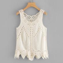 Shein Cut Out Crochet Top